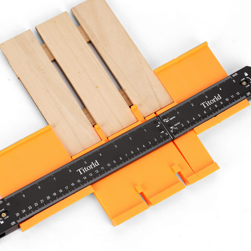 Titorld Contour Gauge Profile Tool (10 Inch), Fathers Day, Shape Duplicator with Lock, Unique Gifts for Men Dad Husband from Daughter Son Wife, Flooring Tools for Woodworking, Construction - Image 6